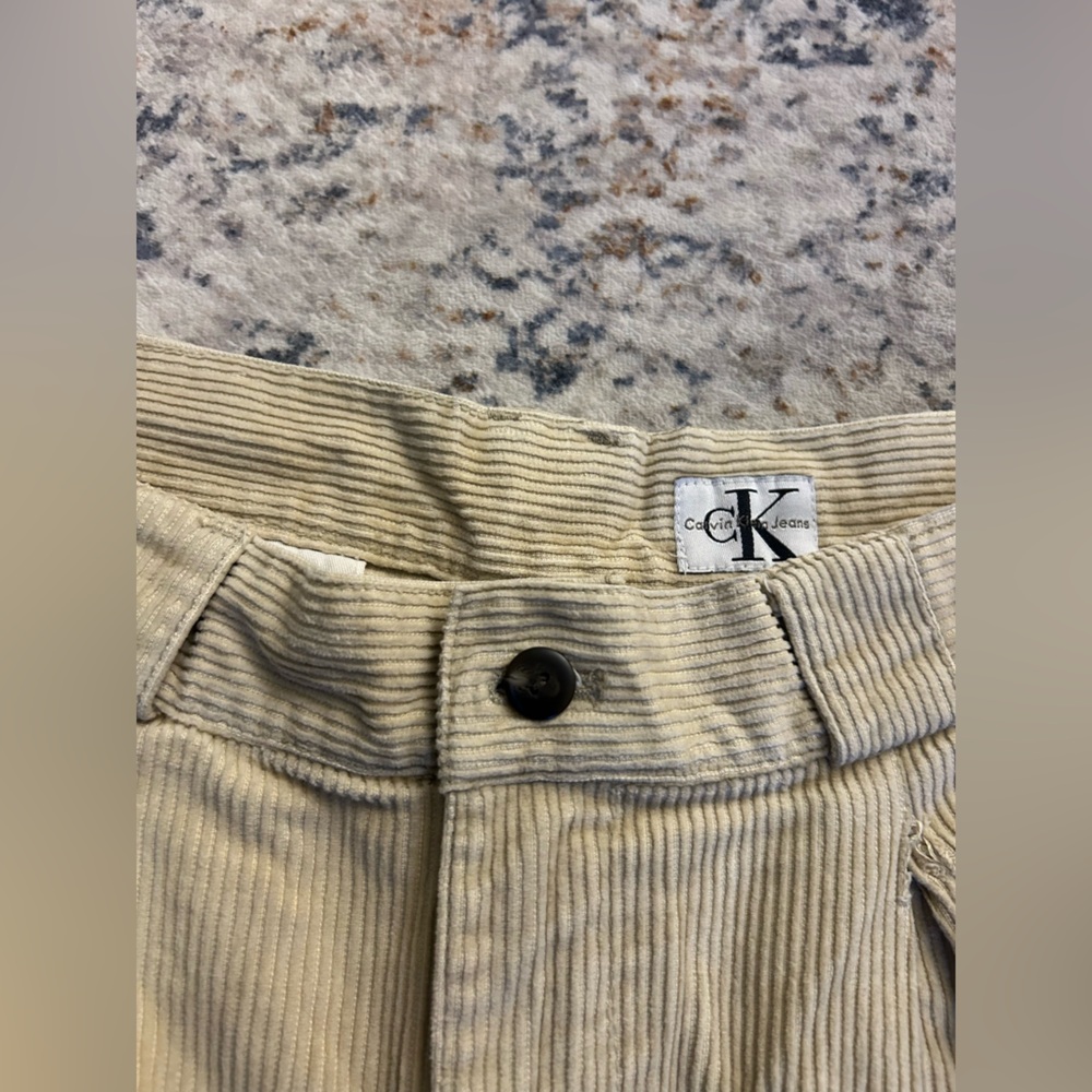 Calvin Klein Beige Corduroy Jeans